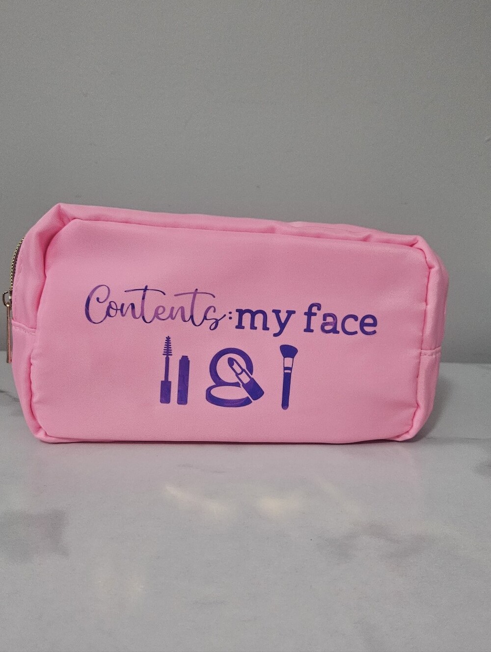 Snarky, Sassy & Sarcastic Nylon Cosmetic Pouch w/ HOLOGRAPHIC Font (PICK 1) - Picture 9 of 16